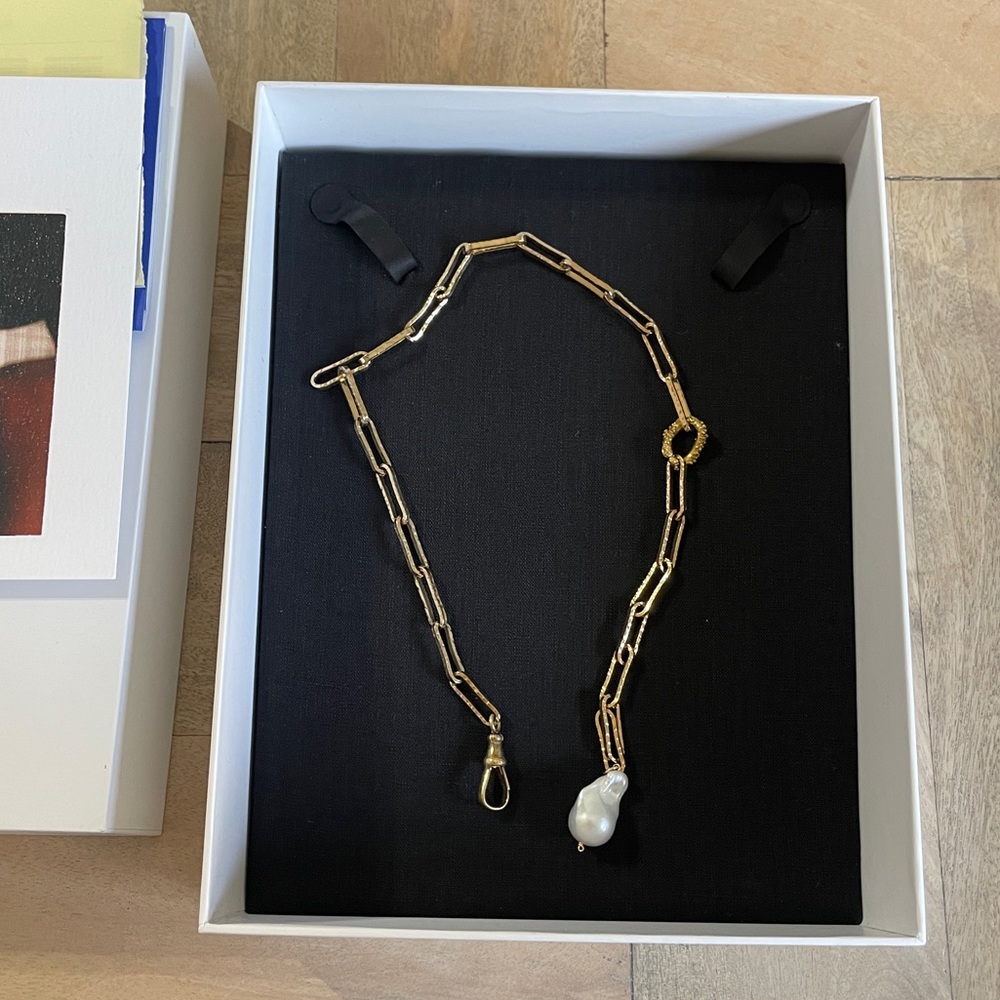 [SOLD]Aligheri pearl and gold necklace